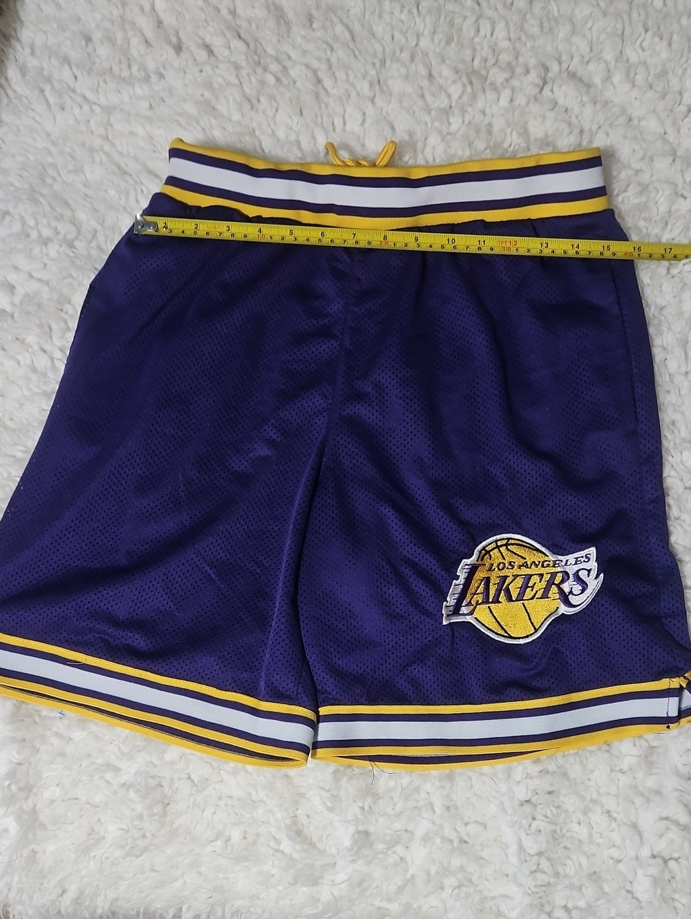 Los Angeles Lakers Purple Basketball Shorts